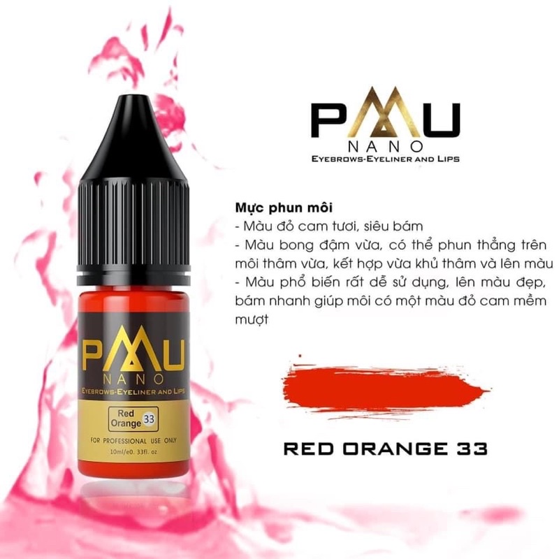 Mực Nano PMU Phun Xăm Mày Môi Mí