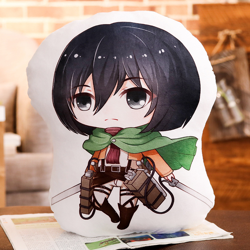 MIKASA Thú Nhồi Bông Hình Nhân Vật Trong Attack On Titan Kích Thước 45cm