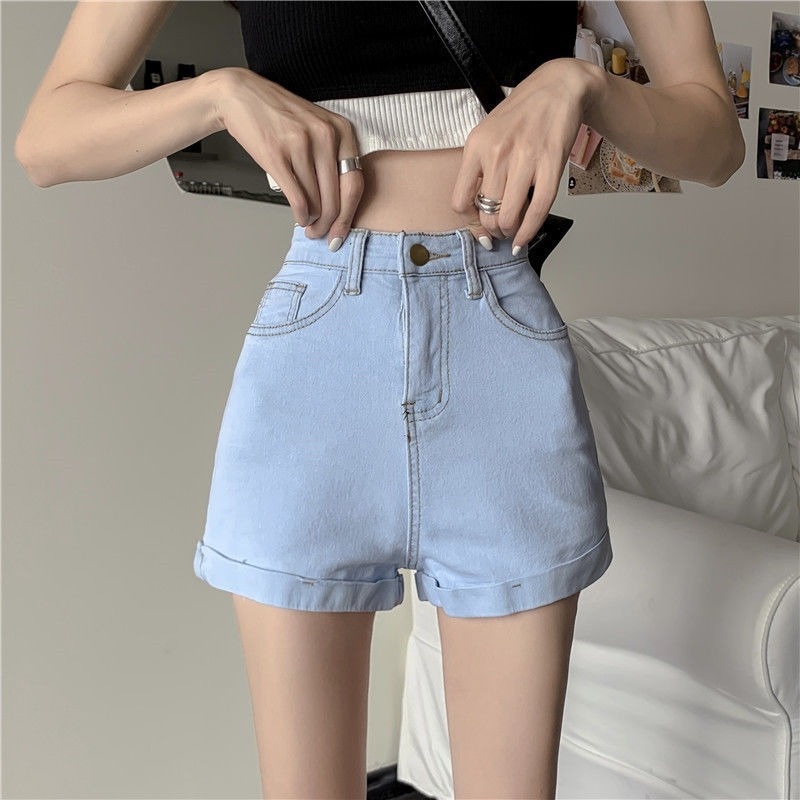 Quần Short Jean Nữ Lưng Cao Thời Trang
