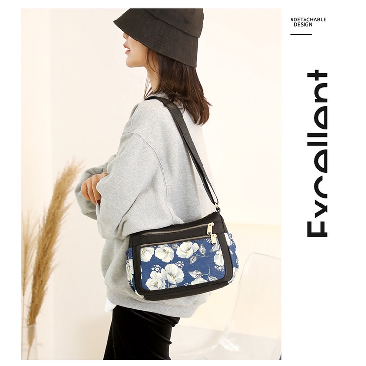 Túi Xách Vải Oxford Nhẹ Cỡ Lớn In Họa Tiết Thời Trang Cho Nữ