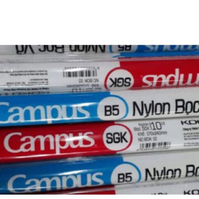 10 tờ bọc Sách Giáo khoa Campus