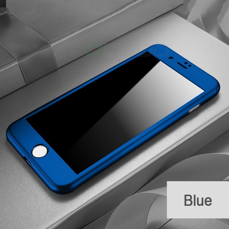 360 Front Back Hybrid Full Body cover bảo vệ Vỏ điện thoại cho iPhone 7 8 Plus 6 6s 5 5S X XR 11 12 Pro XS Max 12mini Plus + bảo vệ màn hình bằng kính cường lực