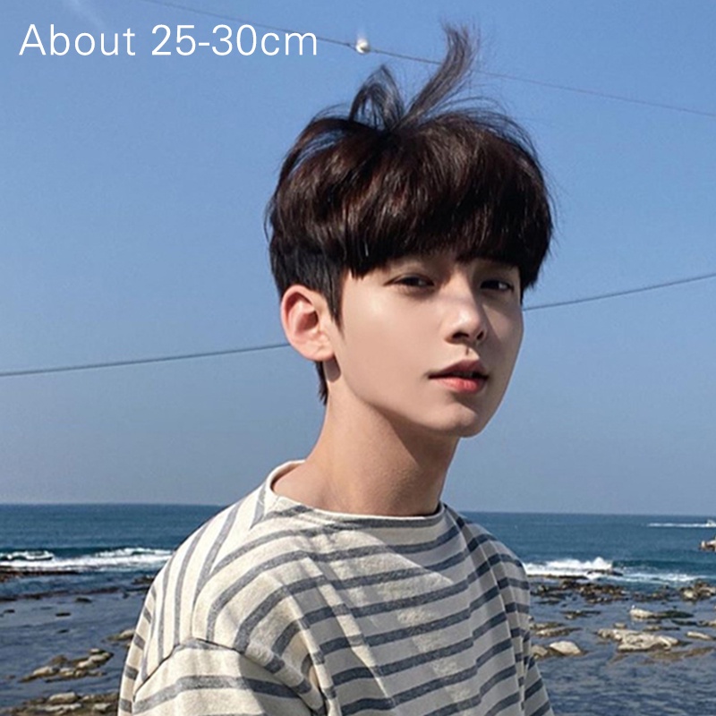 Tóc giả ngắn phong cách Hàn Quốc dành cho nam