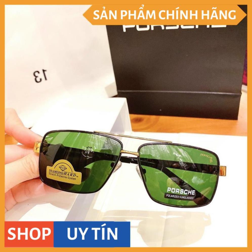 KÍNH MÁT NAM VUÔNG CAO CẤP 8712 Tròng POLAROID TRÒNG THỦY TINH chống uv400 chống chói tặng kính đi đêm | BigBuy360 - bigbuy360.vn
