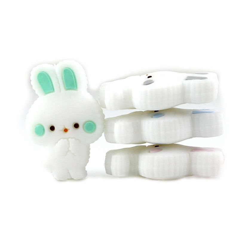 Set 5 Đồ Chơi Hạt Silicone Mini Chăm Sóc Răng Miệng Cho Trẻ Sơ Sinh