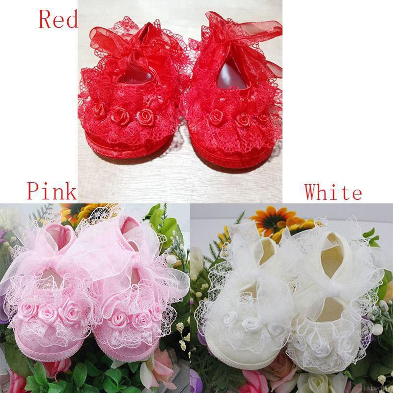 Giày búp bê phối ren xinh xắn cho bé gái