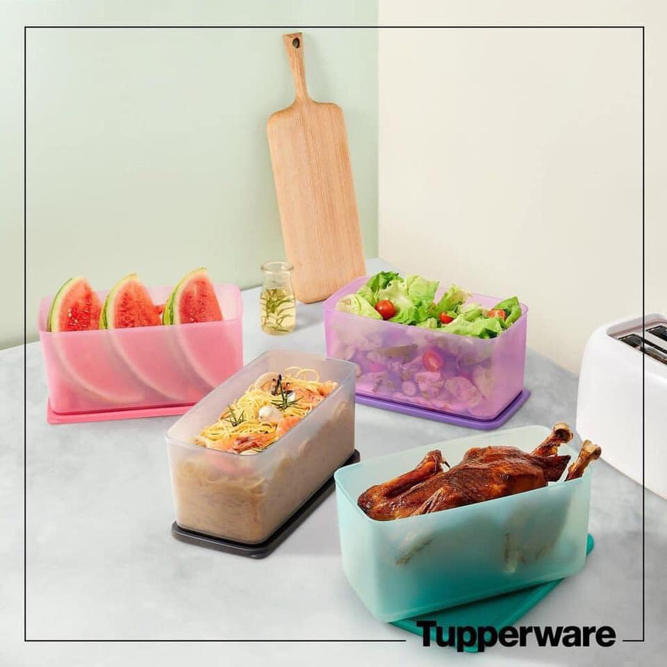 Bộ hộp bảo quản thực phẩm ngăn mát Tupperware Funtastic Four  - Hàng chính hãng - Bảo hành trọn đời