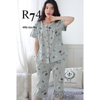 Rập giấy đồ bộ ngủ r74