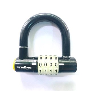 Ổ Khóa Số Dạ Quang SCHONE SC-801 Cao Cấp ( Màu Đen )