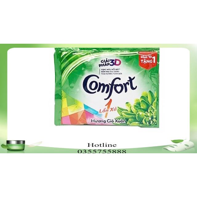 Set (6 dây x 10 gói) nước xả Comfort 1 lần xả