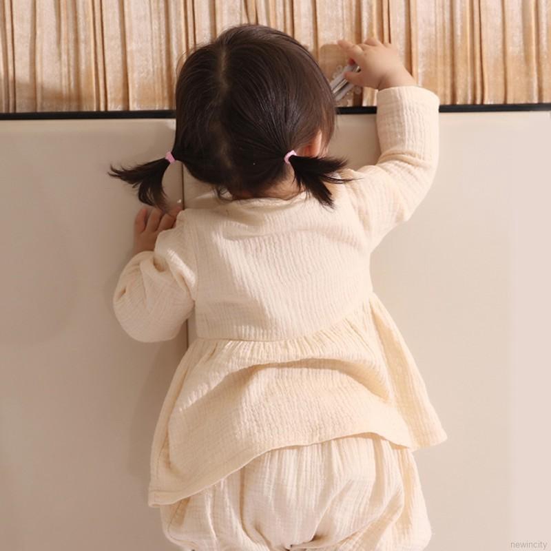 Áo thun dài tay kiểu dáng công chúa cho bé gái ( 0-3 tuổi )