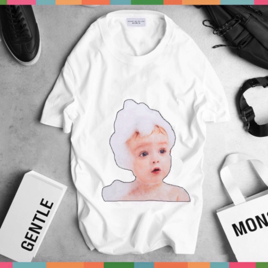 Áo thun ADLV Baby face, kiểu dáng unisex, cotton dày dặn, cộc tay cổ tròn trend hè 2022 | BigBuy360 - bigbuy360.vn