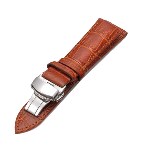 Dây đeo đồng hồ hoa văn da cá sấu 12-24mm