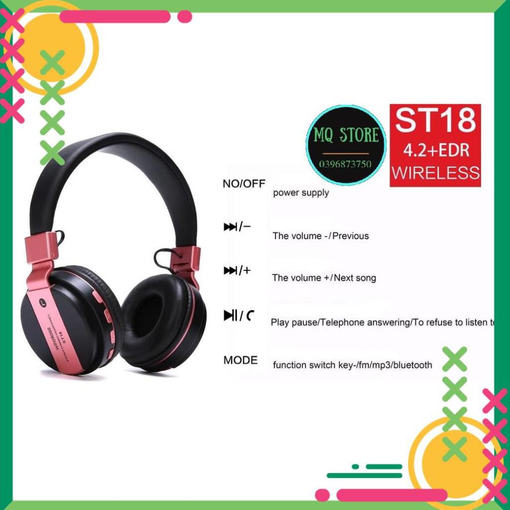 [HOT]   HEADPHONE BLUETOOTH ĐA CHỨC NĂNG ( ST 18) CAO CẤP ^ | BigBuy360 - bigbuy360.vn