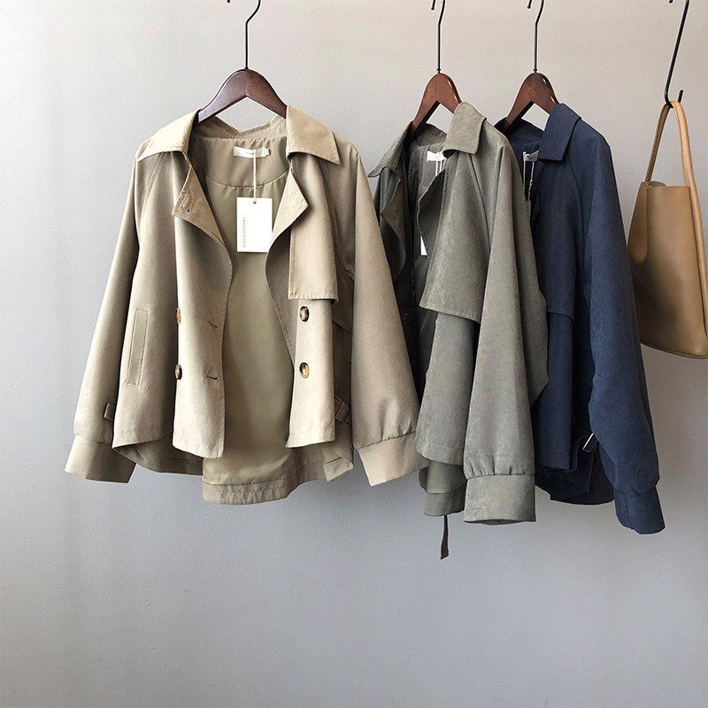 ÁO KHOÁC MĂNG TÔ DORYPONY TRENCH COAT DÁNG NGẮN RETRO STYLE – AK137 (CAO CẤP 2 lớp – Hàng loại 1)