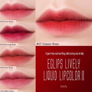 SALE Son kem Eglips Lively Liquid Lipcolor