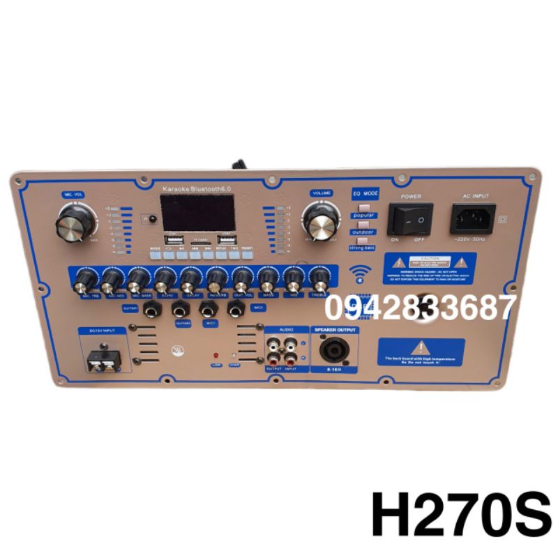 Mạch Loa Kéo Reverb H270s nháy nhạc