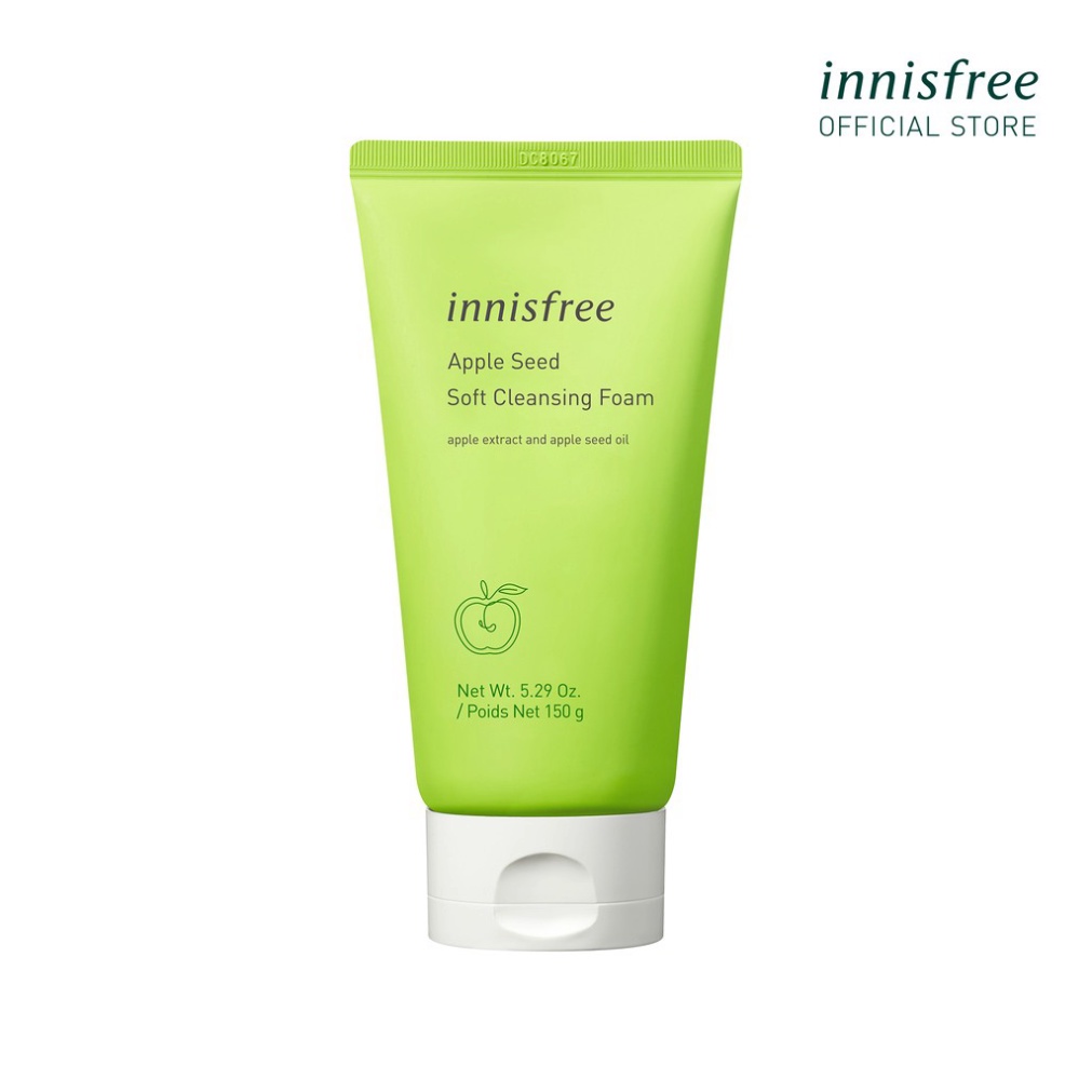 Sữa rửa mặt làm sạch sâu innisfree Apple Seed Soft Cleansing Foam 150g