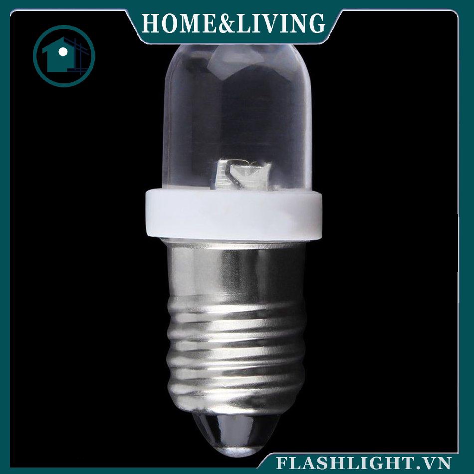 Bóng đèn LED E10 đế xoay ánh sáng trắng lạnh 6V DC