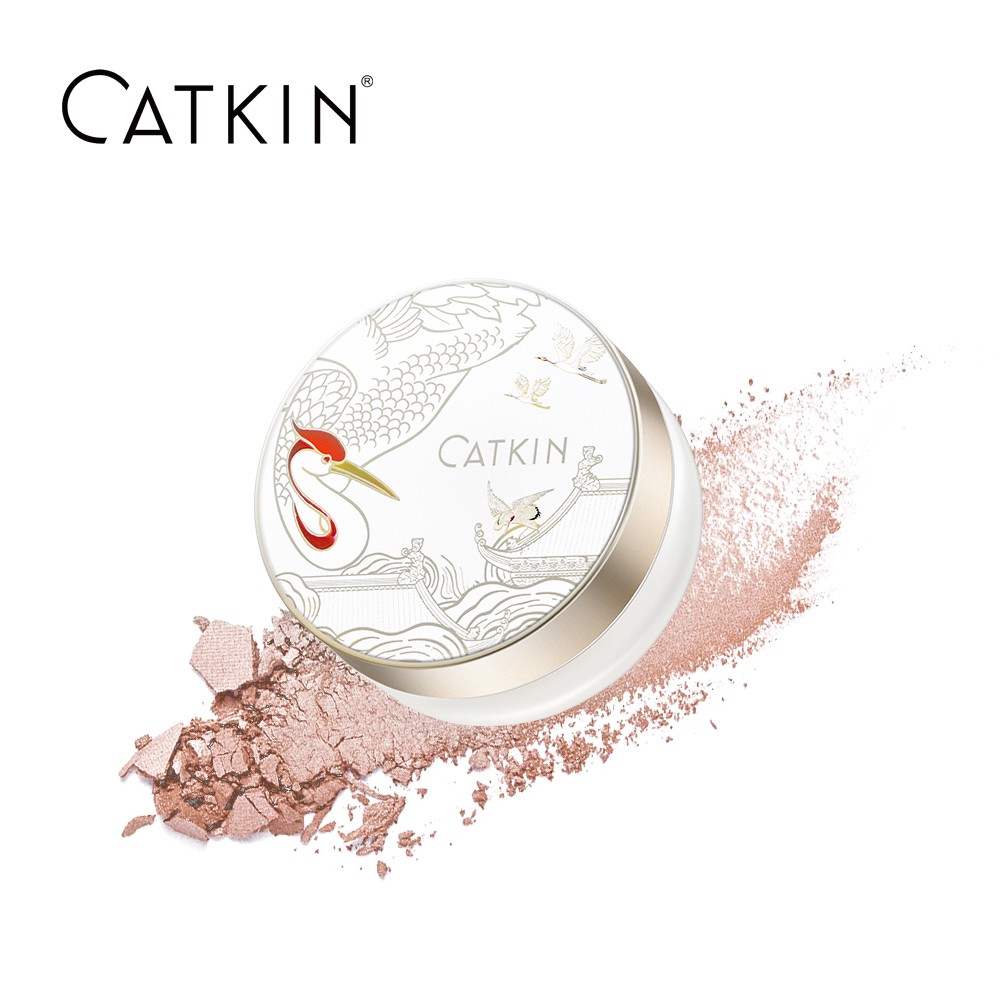 Phấn phủ dạng bột trang điểm CATKIN kiềm dầu hiệu quả cao 7.5g