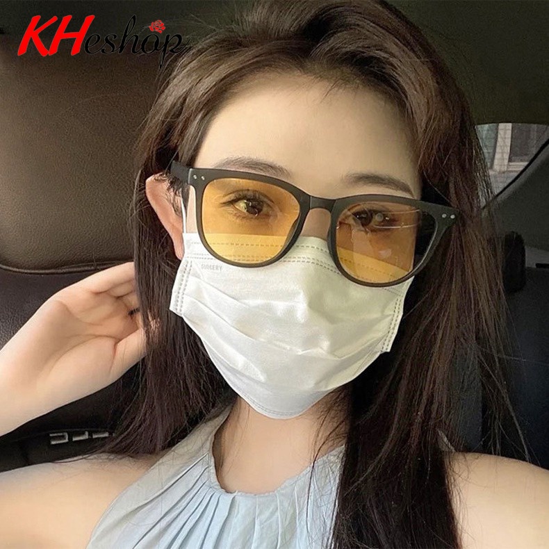 [Hè 2022] Kính Râm  Thời Trang tròng phân cực, gọng gấp tiện lợi form vuông bầu dễ phối đồ, có bán hộp kèm mã Y2201