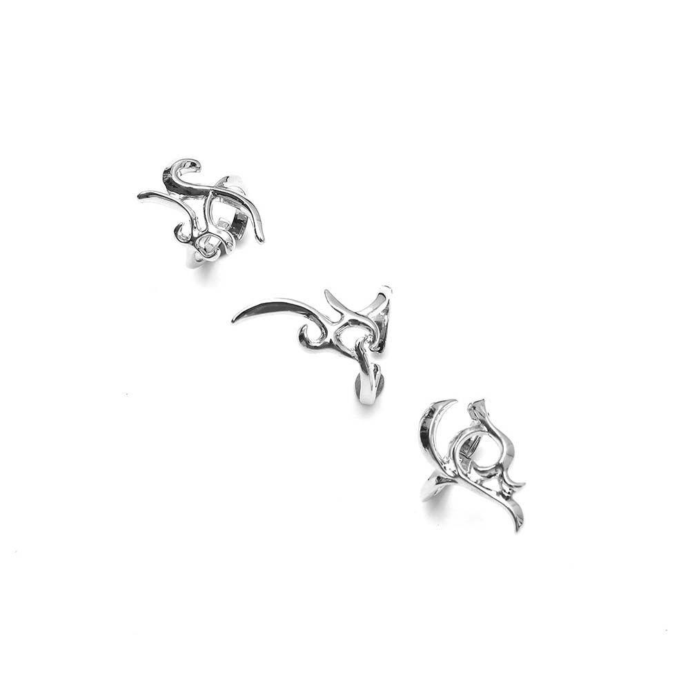 Nhẫn Hở Đính Đá Phong Cách Cổ Điển Cho Nữ|Set Nhẫn Đeo Khớp Ngón Tay Thời Trang Cho Nam