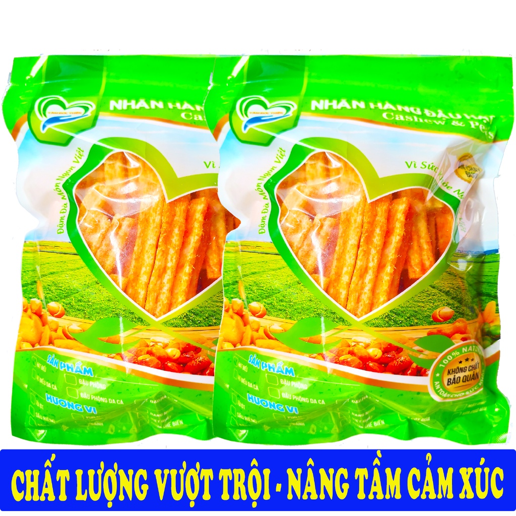 Combo 3 Túi Bánh Khoai Tây Phô Mai Que & Đậu Hà Lan Túi Zip 178GR Tâm Đức Thiện