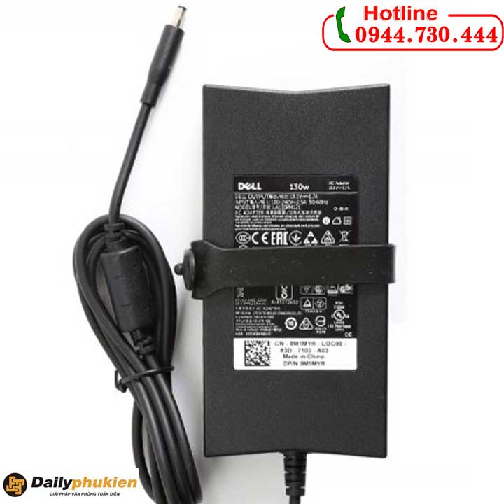Sạc laptop DEll 130W chân kim nhỏ chính hãng