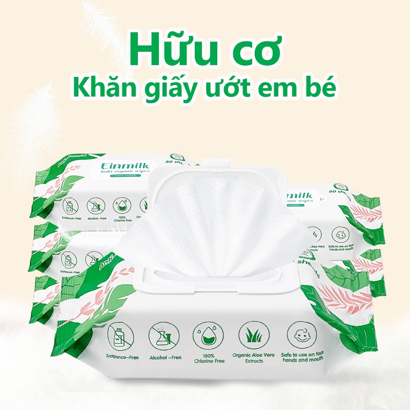 [ân ninh] Khăn ướt dành cho bé đến từ singapre (không mùi,không màu ),80 tờ 1 gói