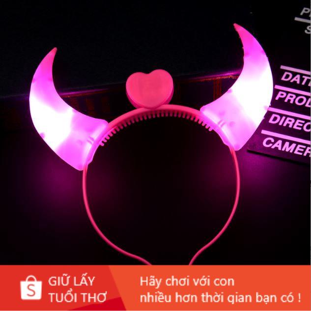 Bờm sừng trâu đội đầu phát sáng