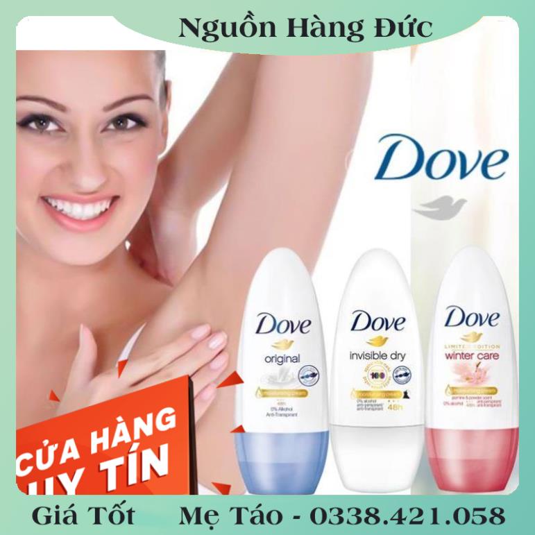 Lăn khử mùi Dove Đức giúp trắng mịn vùng nách, không gây vàng áo [Hot]