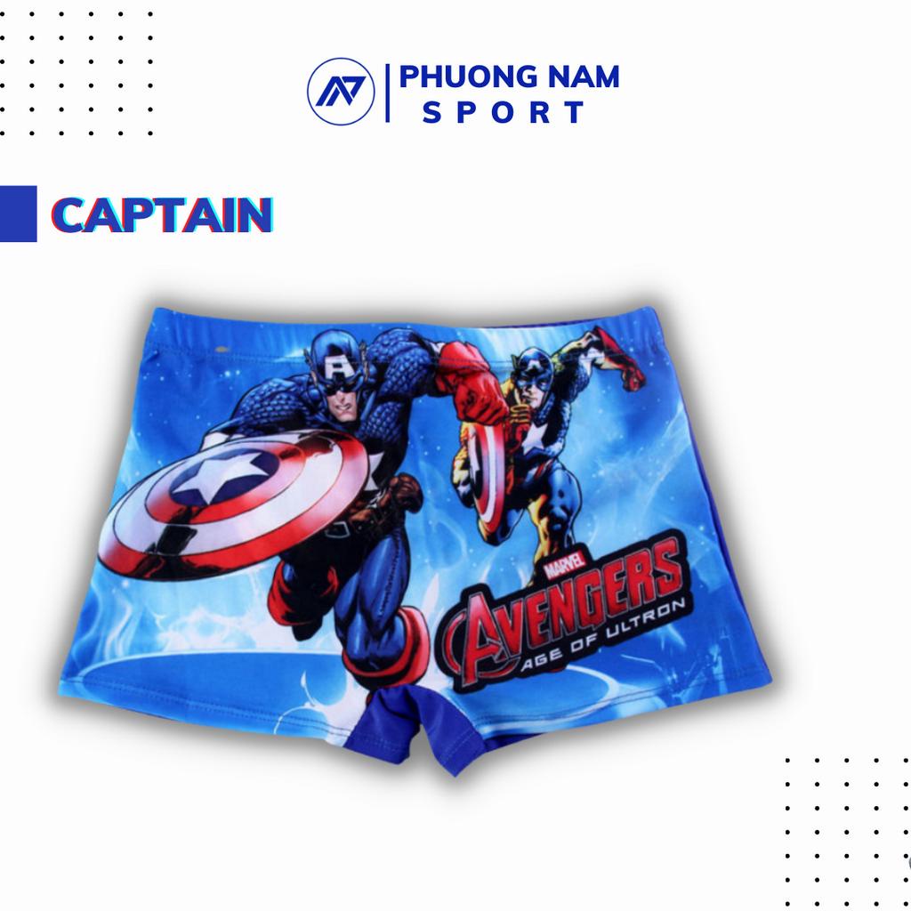 Quần bơi bé trai siêu nhân nhện chất liệu bền đẹp cao cấp chống thấm nước tốt