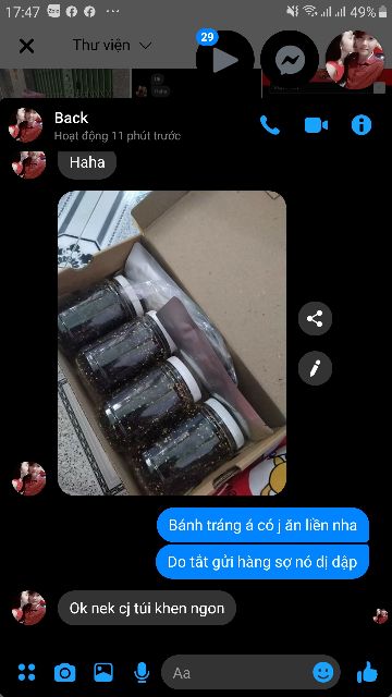 Rong biển cháy tỏi mè hũ 70g