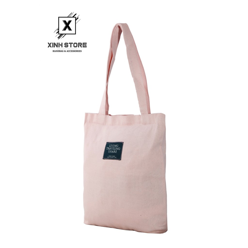 Túi Vải Tote Living Hồng XinhStore