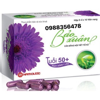 Bảo xuân 50+ Cân bằng nội tiết tố - Mãi mãi tuổi xuân. Hàng Chính Hãng.