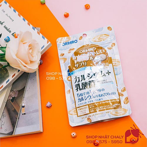 Kẹo bổ sung Canxi và vitamin D tăng chiều cao cho bé Orihiro 150 viên Nhật