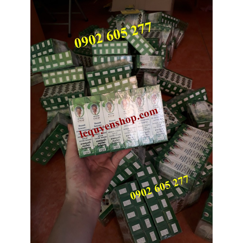 [Combo] 12 Chai Dầu Lăn Thảo dược 13 vị Thái Lan 8ml