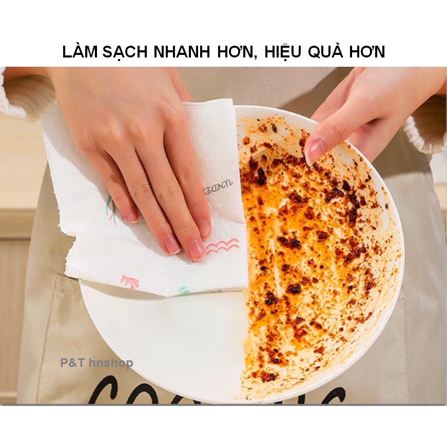 Cuộn Giấy Lau Đa Năng Size To – Loại 50 Tờ/Cuộn Có Kích Thước 25x20 Cm/tờ