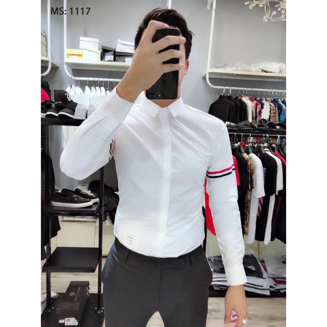 Áo Sơ Mi Quốc Dân Hàng Cao Cấp,Áo sơ mi nam Cotton Lụa Trơn Không Nhăn Hàng Slimfit Body, sơ mi trắng nam hàn quốc