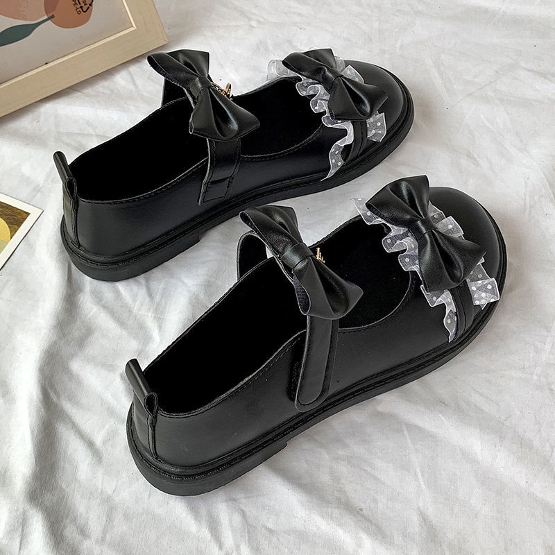 Giày Da lolita Nhật Bản Thời Trang Mùa Hè Cho Nữ