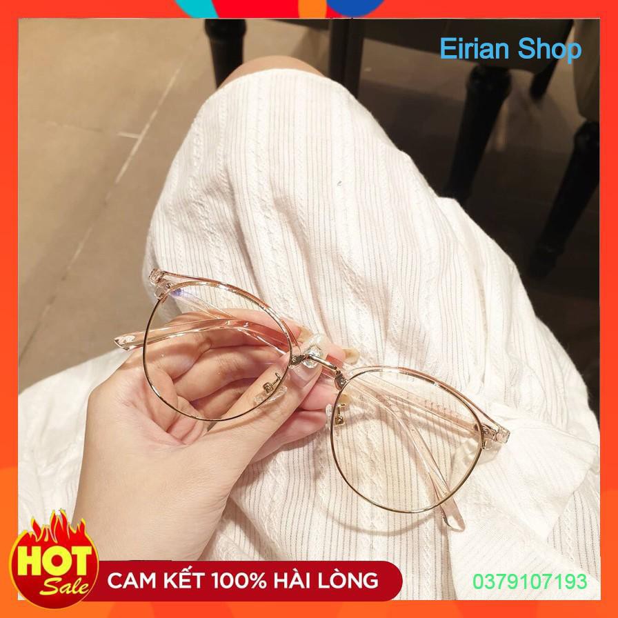 Cắt kính mắt cận-loạn Gọng kính cận tròn 5004 [cam kết bán hàng loại 1]