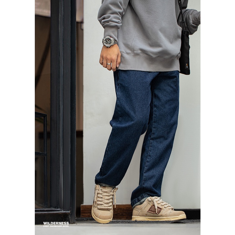 Giày thể thao MADEN đế dày nâng chiều cao phong cách Nhật Bản thời trang mùa thu 2022 trẻ trung dành cho nam