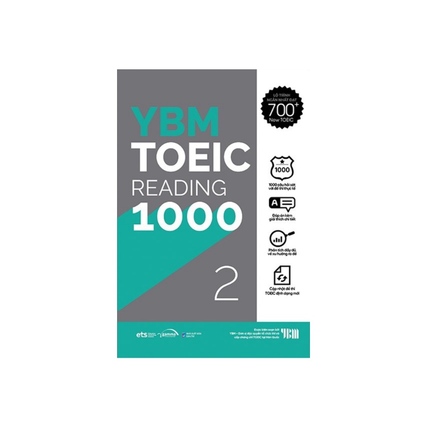 Sách - YBM Actual Toeic Tests RC 1000 Vol 2