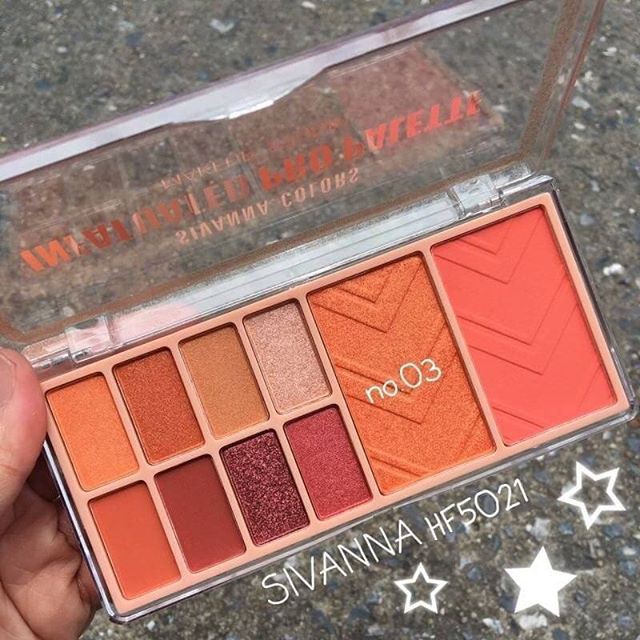 Bộ phấn mắt Sivanna Colors Infatuated Pro Palette 10 ô ( số 03)