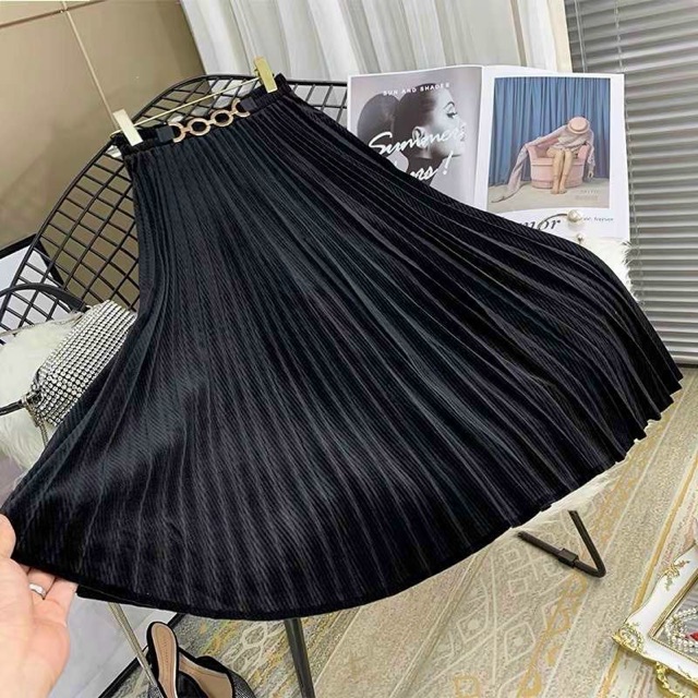 Chân váy nhung hàng đẹp Quảng Châu | BigBuy360 - bigbuy360.vn