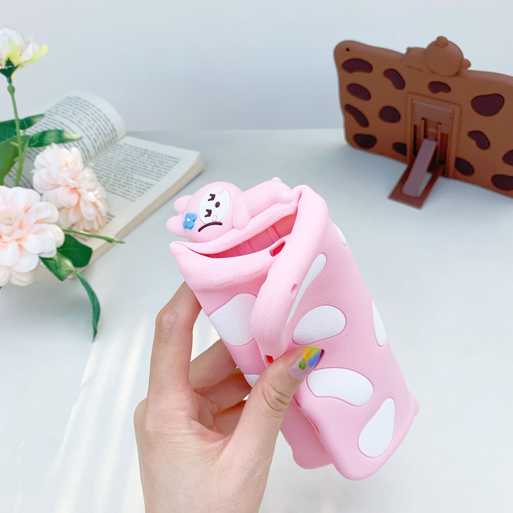 Ốp Lưng Silicone Có Giá Đỡ Hình Hoạt Hình Đáng Yêu Cho Samsung Galaxy Tab A 8.0 2019 Sm-T290 T295 T297 | BigBuy360 - bigbuy360.vn