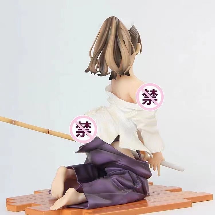 Mô Hình Nhân Vật Kendo Girl Saionji Nadeko 3d Bằng Pvc Mềm Có Thể Tháo Rời 16cm