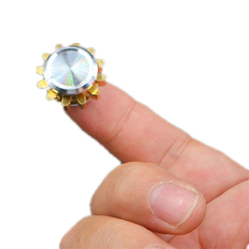 Con Quay Đồ Chơi Fidget Spinner Mini Edc Bằng Hợp Kim Giúp Giảm Stress