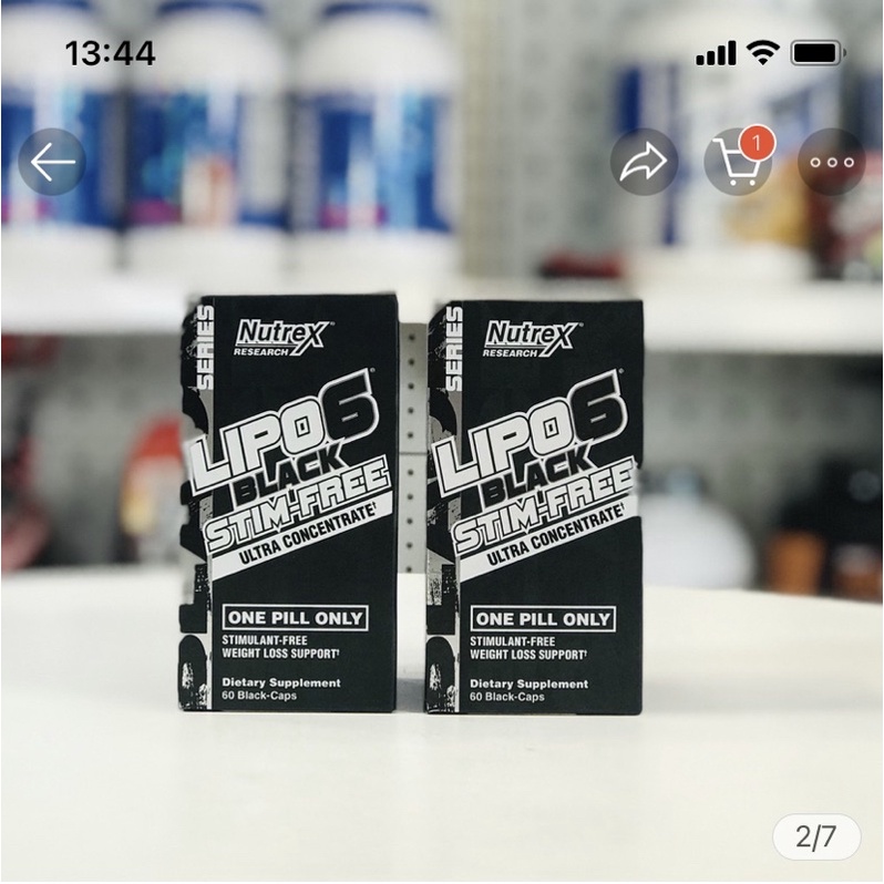 Lipo 6 Black Stimfree – Giảm cân không chất kích thích - Hàng chính hãng BBT