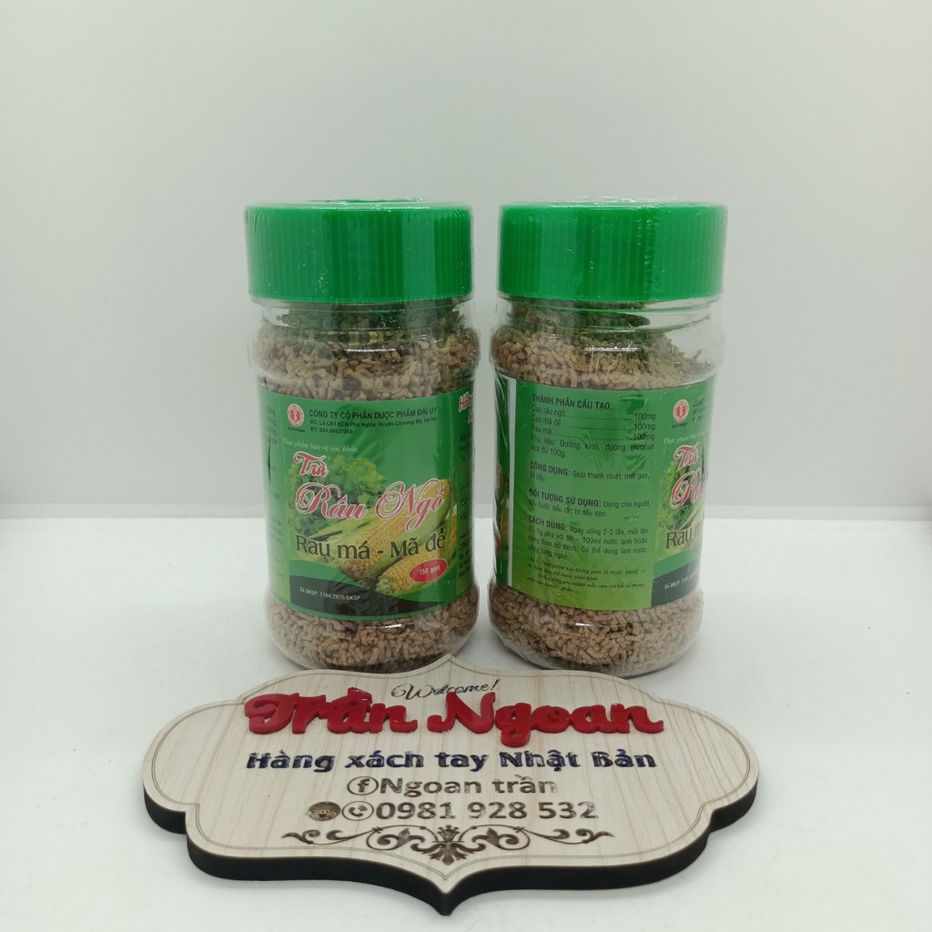 TRÀ RÂU NGÔ RAU MÁ MÃ ĐỀ LỌ 15G